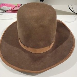 Brown Stetson Wool and Fur Western Hat, Size Small